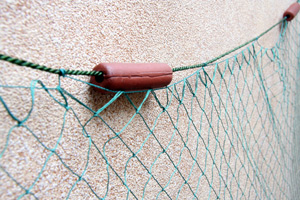 Сетка декоративная из полиамидной веревки диаметр 0,67 мм
